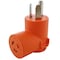 Ac Works Plug Adapter, L6-20R, 10-30P, L6-20P, 10-30P, 0 ft., Orange AD1030L620 - alternate 1